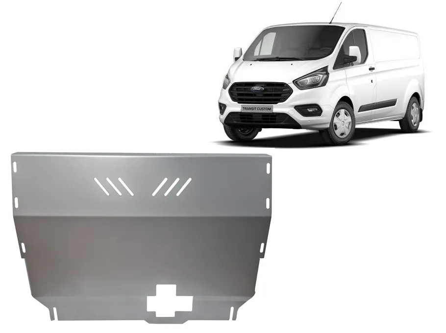 Scut motor din aluminiu Ford Transit Custom - Tracțiune față 2020-2023