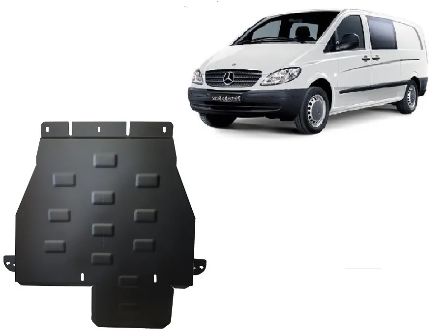 Scut metalic cutie de viteză și reductor Mercedes Vito W639, varianta 4x4 automată 2003-2014