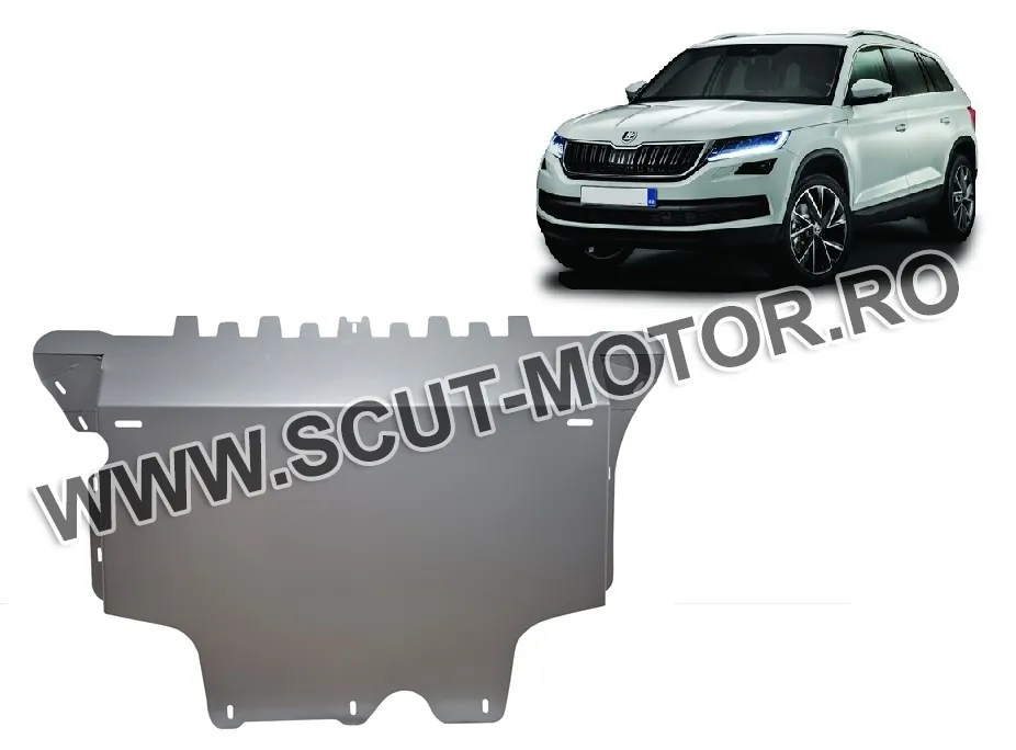 Scut motor din aluminiu Skoda Kodiaq 2016-2023