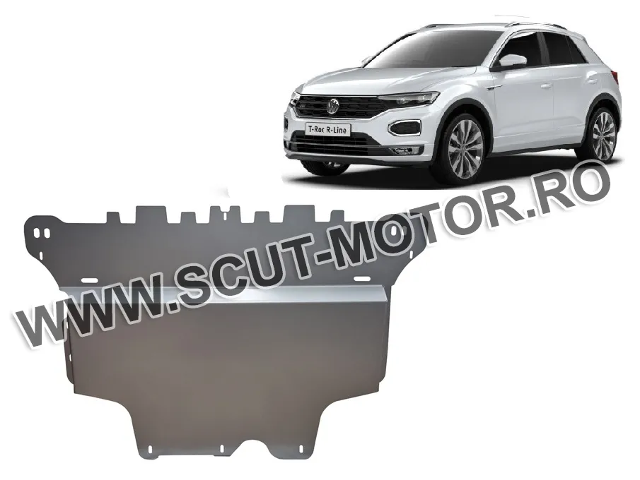 Scut motor din aluminiu Volkswagen T-Roc 2017-2025