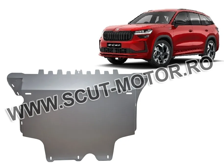 Scut motor din aluminiu Skoda Kodiaq 2024-2025