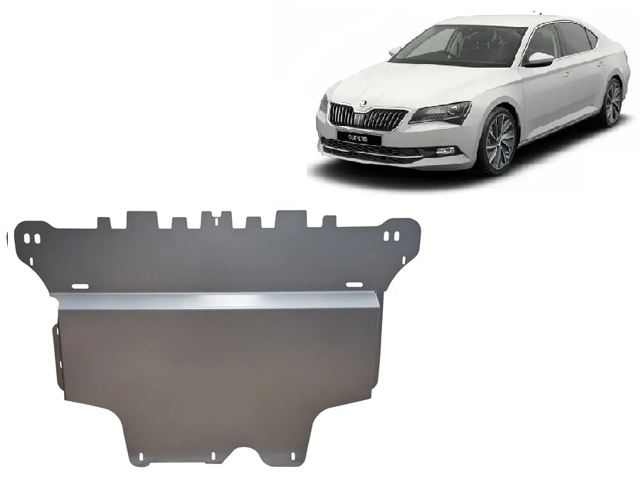 Scut motor din aluminiu Skoda Superb III 2015-2026