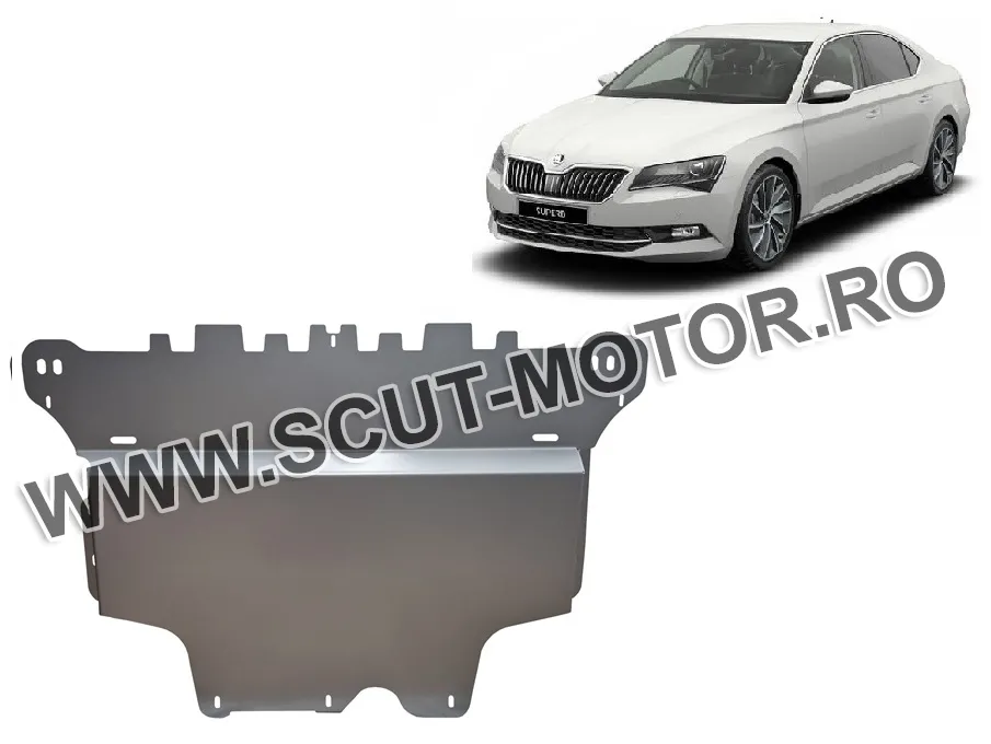 Scut motor din aluminiu Skoda Superb III 2015-2025