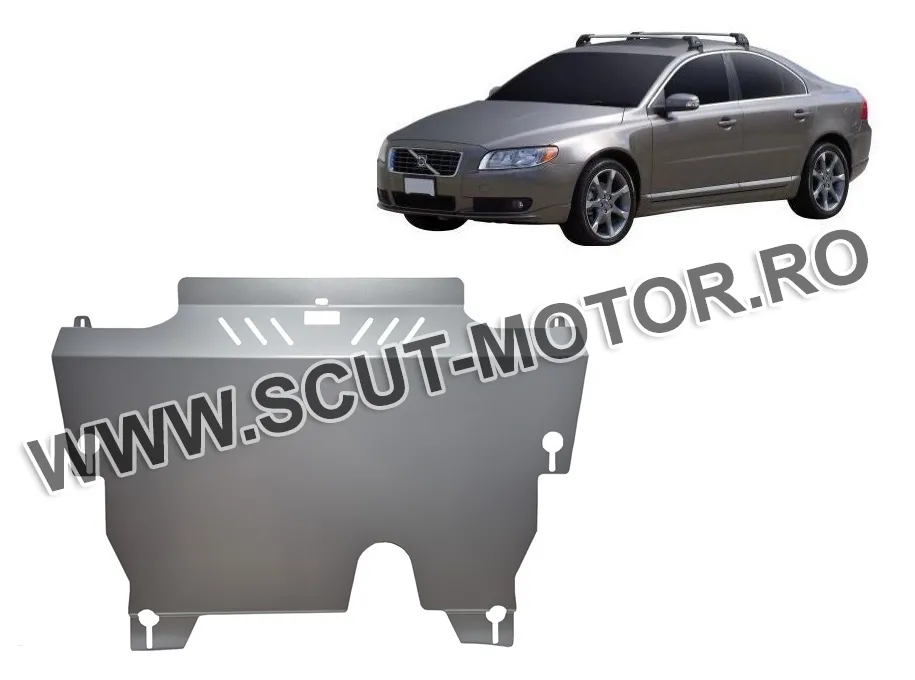 Scut motor și cutie de viteză din aluminiu Volvo S80 2006-2016