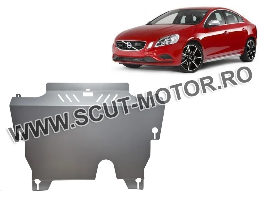 Scut motor și cutie de viteză din aluminiu Volvo S60 2010-2018