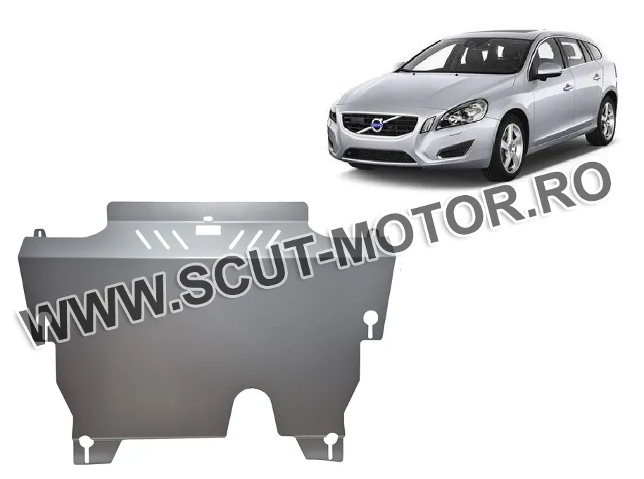 Scut motor și cutie de viteză din aluminiu Volvo V60 2010-2018
