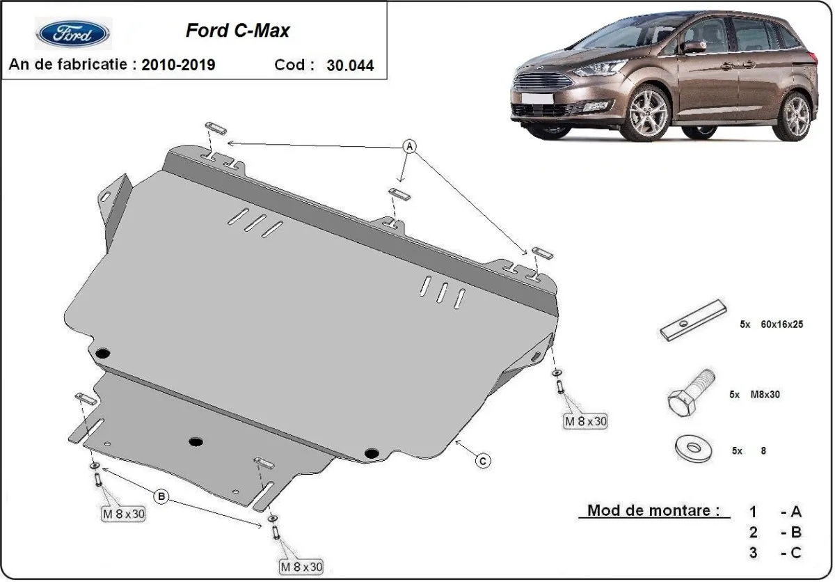 Scut motor Ford C - Max 2010-2019