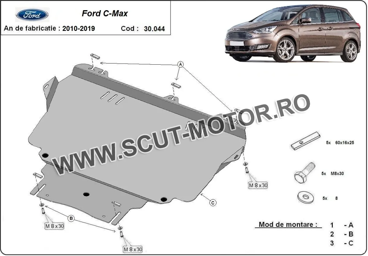 Scut motor Ford C - Max 2010-2019