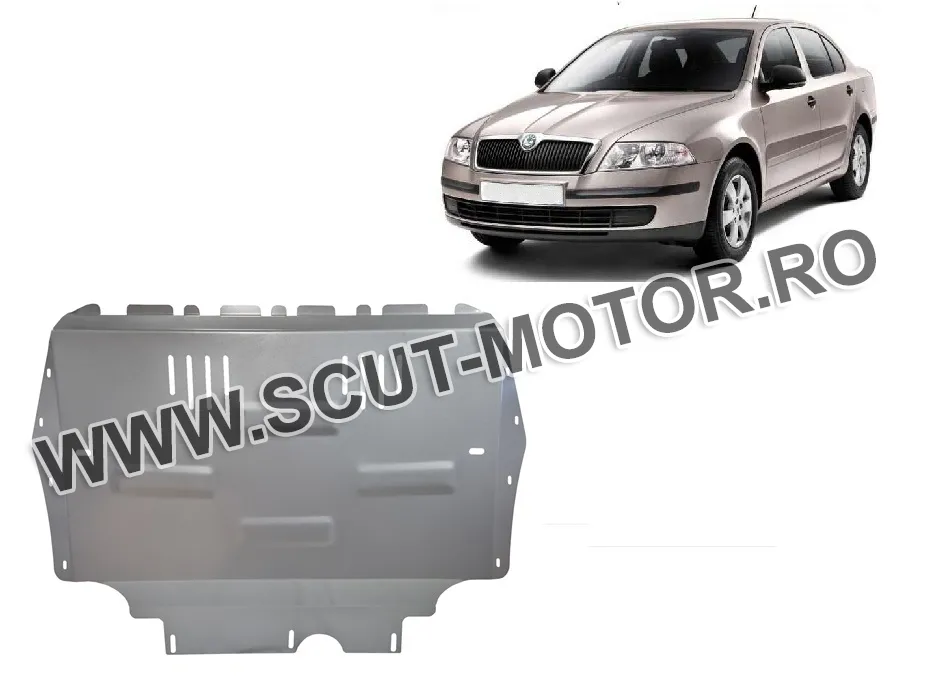 Scut motor din aluminiu Skoda Octavia 2 2004-2012