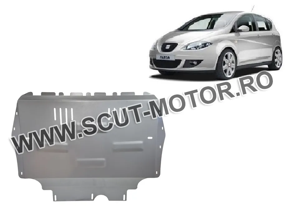 Scut motor și cutie de viteză din aluminiu Seat Altea 2009-2012