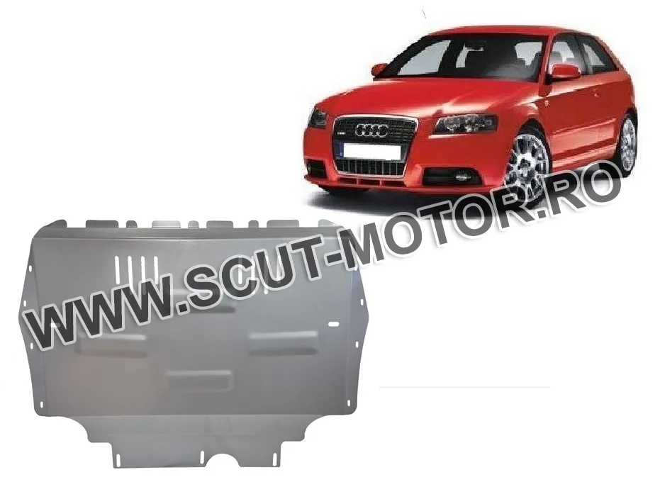 Scut motor și cutie de viteză din aluminiu Audi A3 2009-2012