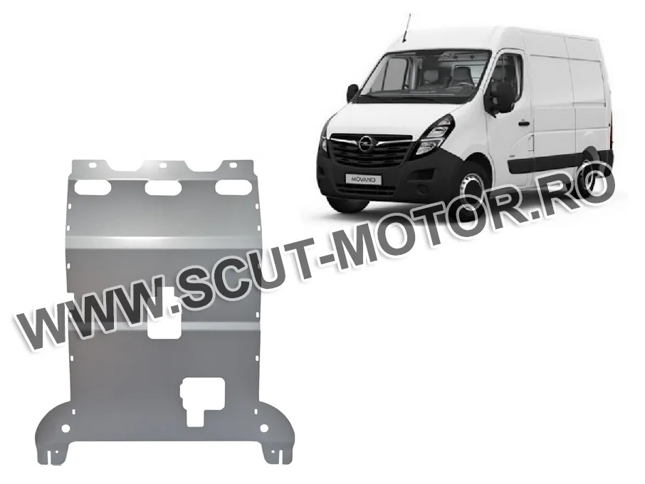 Scut motor din aluminiu Opel Movano 2022-2025