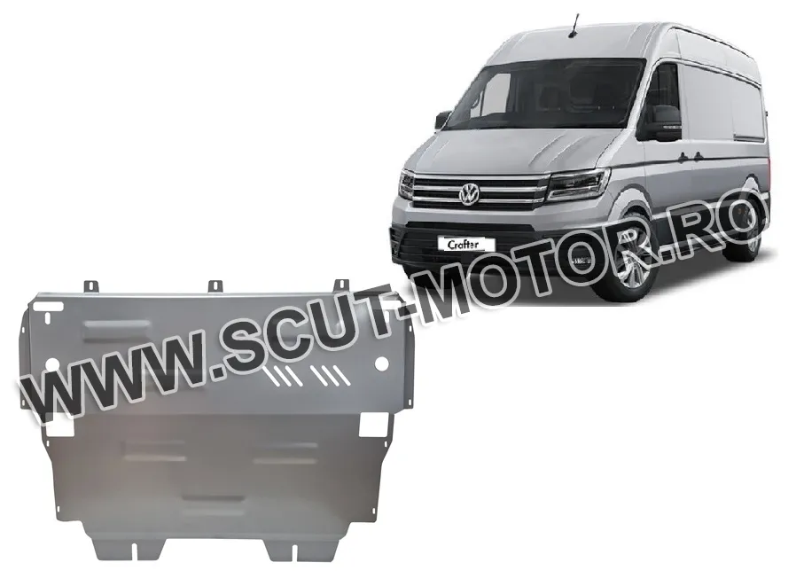 Scut motor din aluminiu Vw Crafter 2017-2025