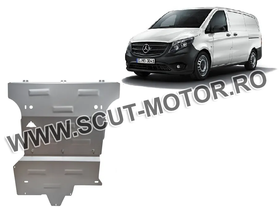 Scut motor din aluminiu Mercedes Vito W447 2020-2025