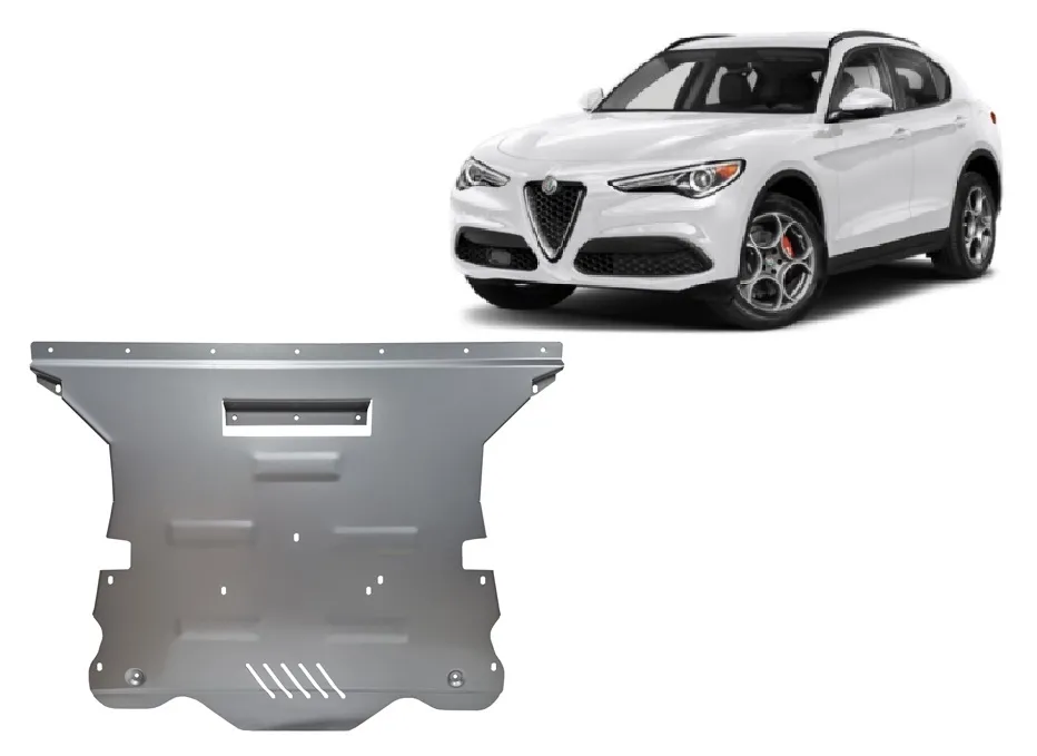 Scut motor din aluminiu Alfa Romeo Stelvio 2016-2025