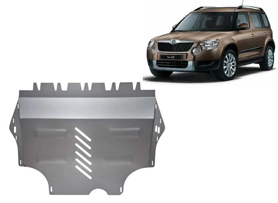 Scut motor și cutie de viteză din aluminiu Skoda Yeti 2011-2017