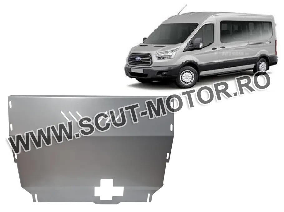 Scut motor din aluminiu Ford Transit  - Tracțiune față 2020-2023