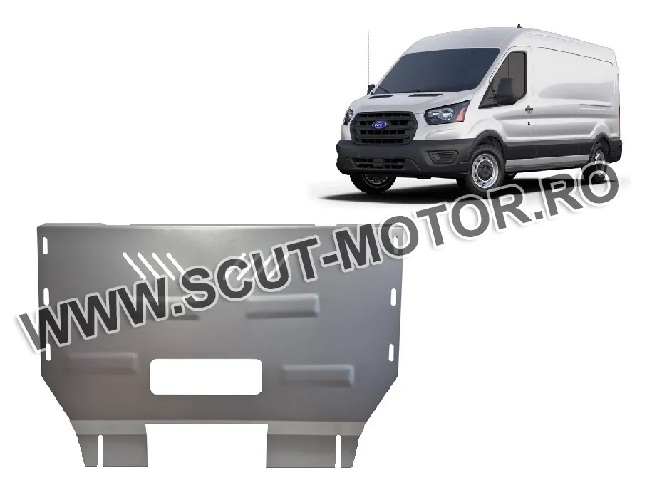 Scut motor din aluminiu Ford Transit  - Tracțiune spate 2013-2025