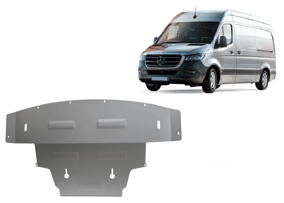 Scut motor din aluminiu Mercedes Sprinter Tracțiune spate 2018-2026