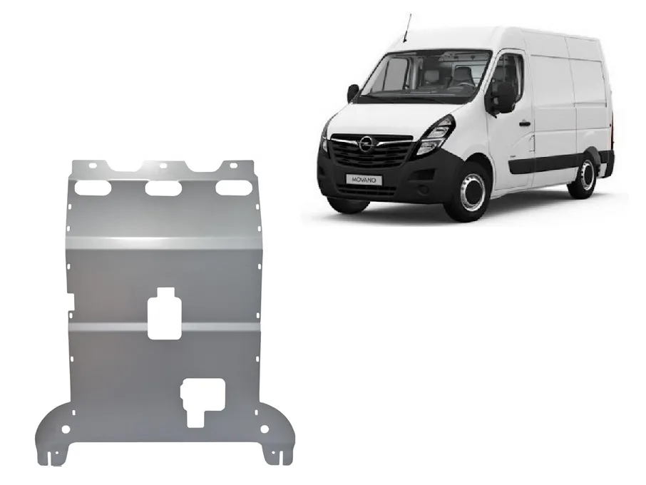 Scut motor din aluminiu Opel Movano 2022-2026