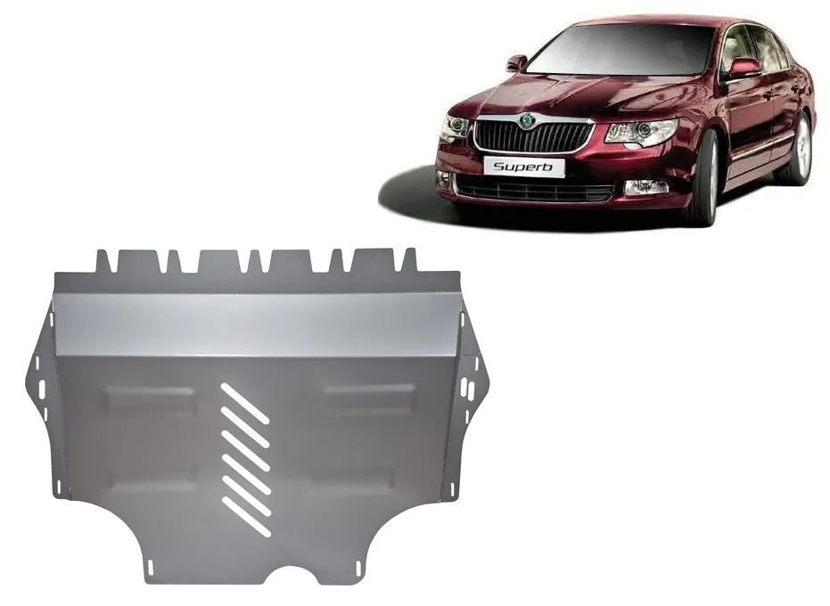 Scut motor din aluminiu Skoda Superb II 2008-2015