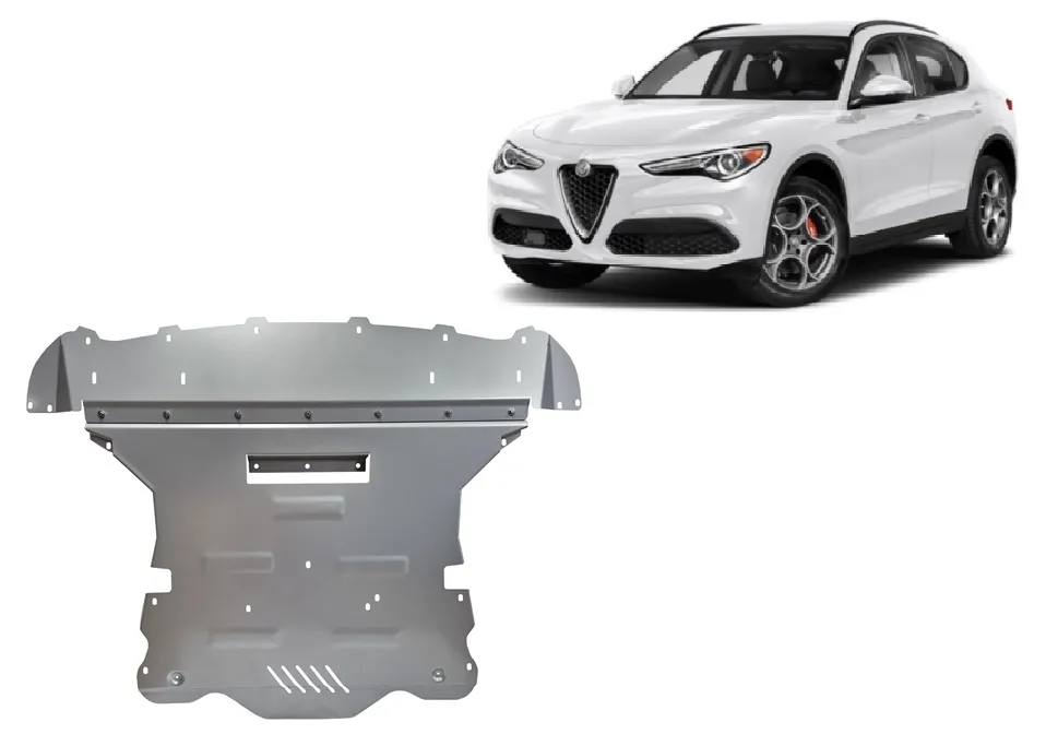 Scut motor din aluminiu Alfa Romeo Stelvio 2016-2026