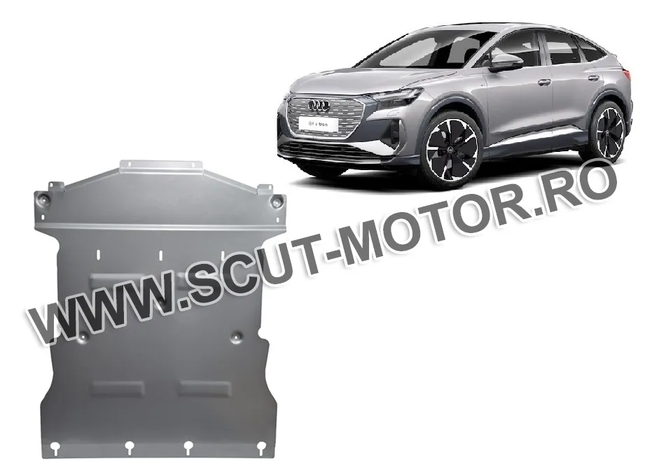Scut motor din aluminiu Audi Q 4 e-tron 2022-2026