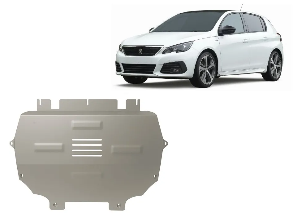 Scut motor din aluminiu Peugeot 308 2018-2026