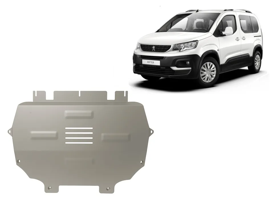 Scut motor din aluminiu Peugeot Rifter 2019-2026