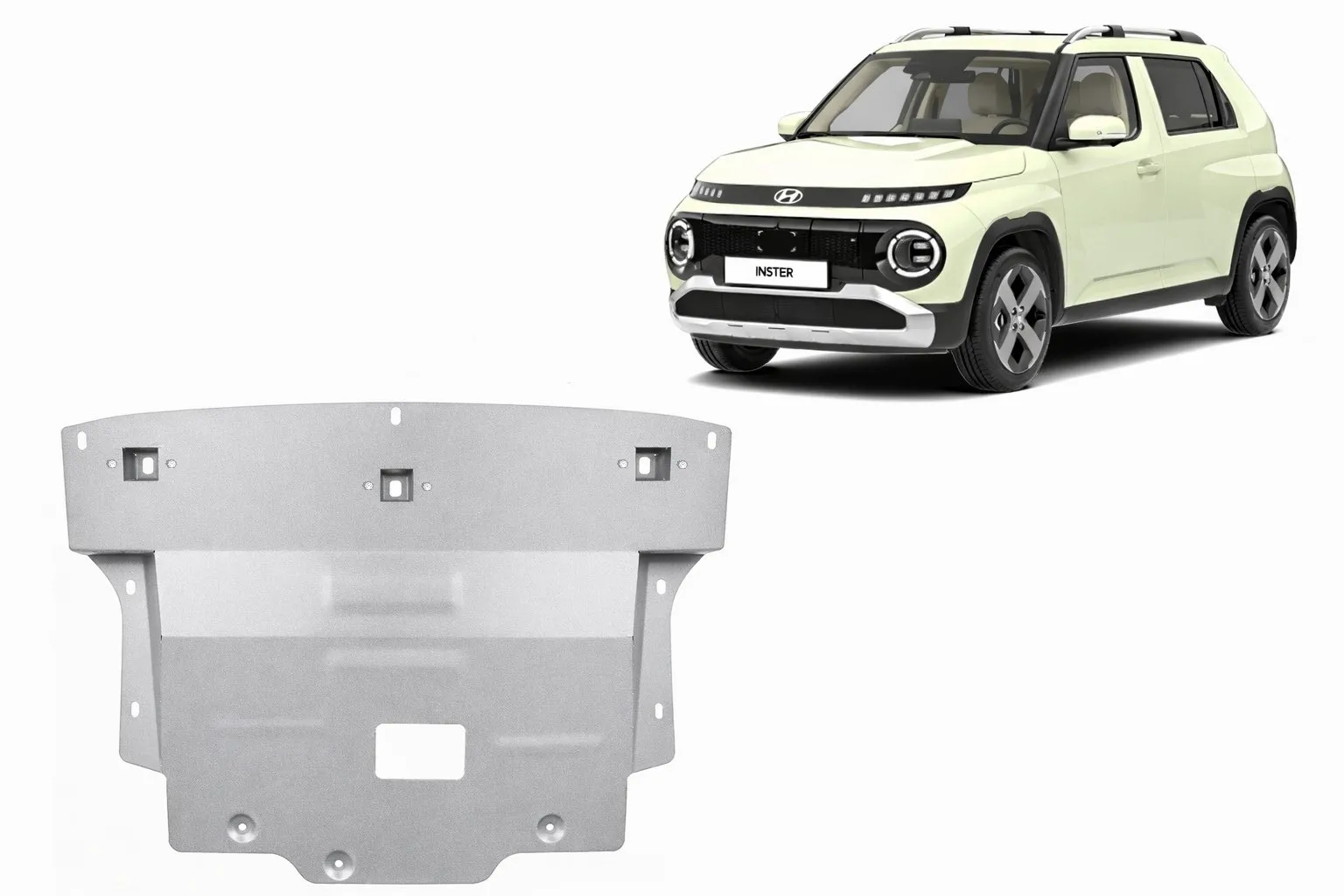 Scut motor din aluminiu  Hyundai Inster  2024-2026