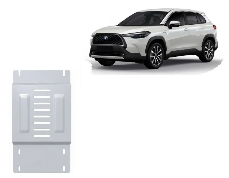 Scut antifurt din aluminiu pentru catalizator Toyota Corolla Cross 2022-2026
