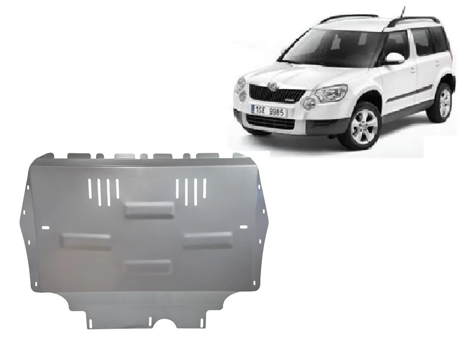 Scut motor și cutie de viteză din aluminiu Skoda Yeti 2009-2012